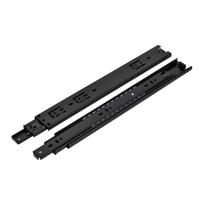 三节钢珠抽屉滑轨 A1045